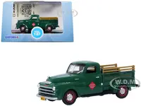 1948 Dodge B-1B Pickup Truck Green "Railway Express Agency" 1/87 (HO) Scale Diecast Model Car by Oxford Diecast