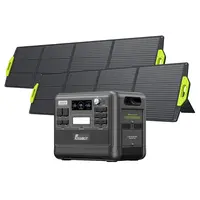 FOSSiBOT F2400 Portable Power Station + 2 x SP200 Solar Panel
