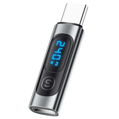 ESSAGER 240W OTG Adapter USB 3.0 2.0 480Mbps Type C to Type C Digital Display for iPhone 15 iPad Macbook