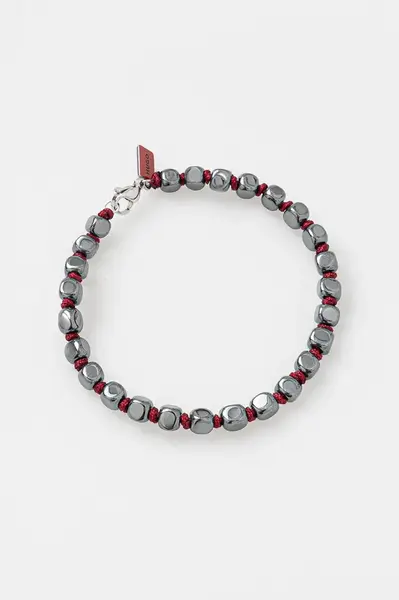 Náramek HUGO E-CUBESCORD2-BRA pánský, 50544514