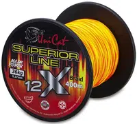 Uni cat splietaná šnúra 12 x superior line 400 m - 0,37 mm 36 kg