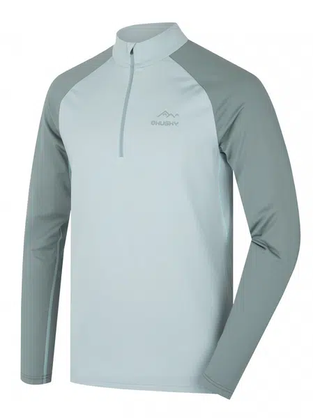 Husky Tromi zip M L, faded green Termoprádlo Active Winter Triko