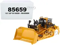 CAT Caterpillar D11 Track-Type Tractor Dozer TKN Design "High Line" Series 1/87 (HO) Diecast Model by Diecast Masters