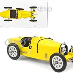 1925 Bugatti T35 Yellow 1/12 Diecast Model Car by Norev