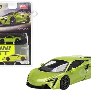 McLaren Artura Flux Green Metallic Limited Edition to 2040 pieces Worldwide 1/64 Diecast Model Car by Mini GT