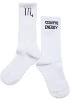 Zodiac socks scorpio white