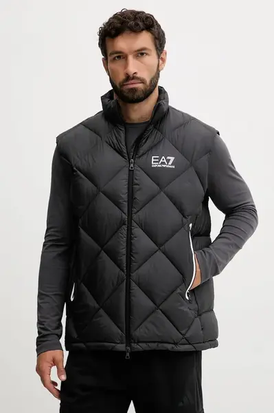 Péřová vesta EA7 Emporio Armani