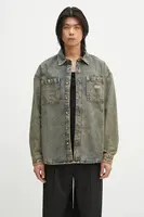 Rifľová bunda Dickies Houston Ls Shirt Yellow Fade Indigo