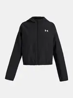 Under Armour UA Rival Woven HD Jacket-BLK Girls' Jacket - Girls