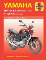 Yamaha YBR125 (05 - 16) & XT125R/X (05 - 09) Haynes Repair Manual - Phil Mather