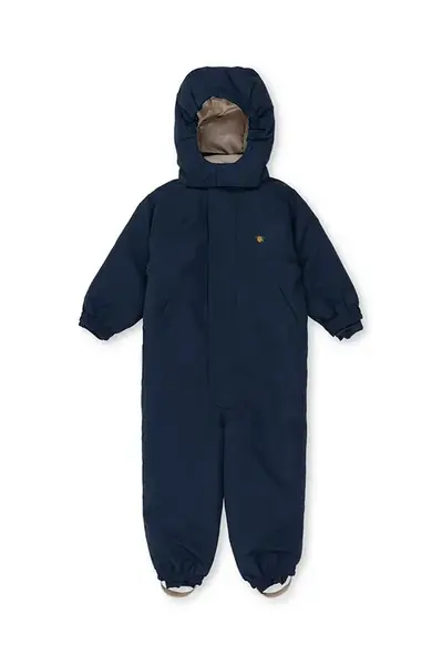 Dětský overal Konges Sløjd NOHR SNOWSUIT SOLID tmavomodrá barva, KS103518