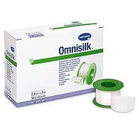 Náplast Omnisilk Bílé Hedvábí 5cmx5m 1ks