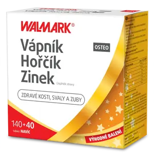 Walmark Vápník Hořčík Zinek Osteo 140+40 tablet zdarma