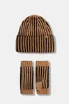 Čiapka a palčiaky z vlnenej zmesi UGG CHUNKY