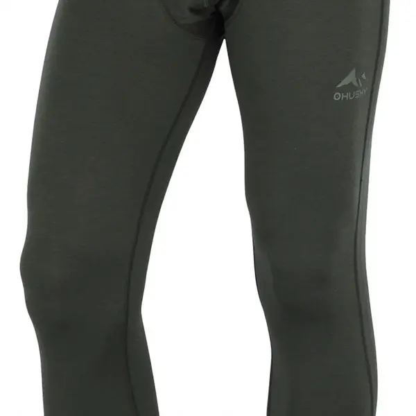 Husky Merea M XXXL, green Merino termoprádlo kalhoty