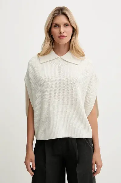 Pončo s prímesou vlny United Colors of Benetton