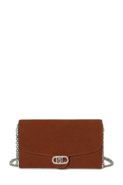 Semišová kabelka Lauren Ralph Lauren