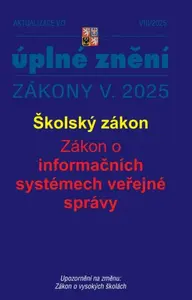 Aktualizace V/3 2025 Školský zákon