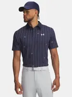 Men's T-shirt Under Armour UA Playoff 3.0 Printed Polo-BLU - Men's