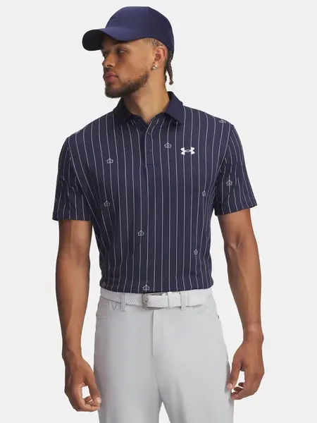 Men's T-shirt Under Armour UA Playoff 3.0 Printed Polo-BLU - Men's