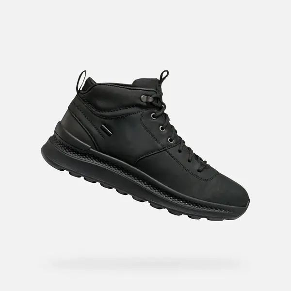 Black men's ankle boots Geox Spherica Actif X2 - Men