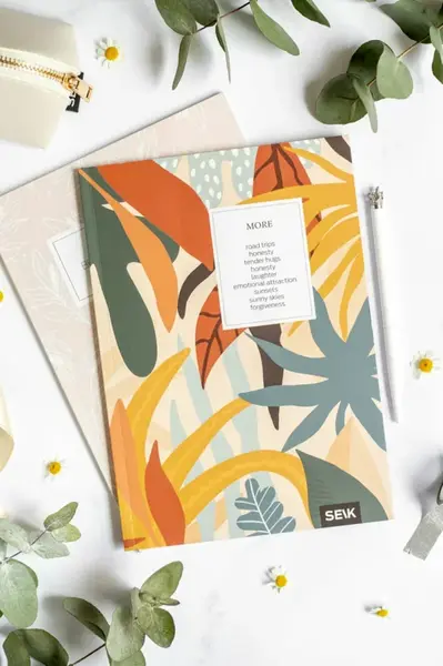 Linkovaný a čtverečkovaný zápisník – More & More (2ks)