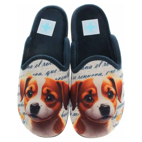 Dámské domácí pantofle Medi Line 1519-025 marino 38