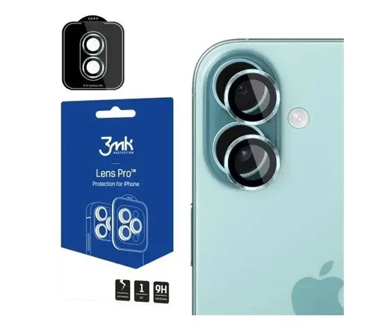 Ochrana kamery 3mk Lens Protection PRO pro Apple iPhone 17, light green