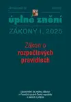Aktualizace I/4 2025 Zákon o rozpočtových pravidlech