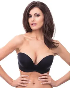 WONDERBRA ULTIMATE STRAPLESS BRA - Smooth strapless bra - black