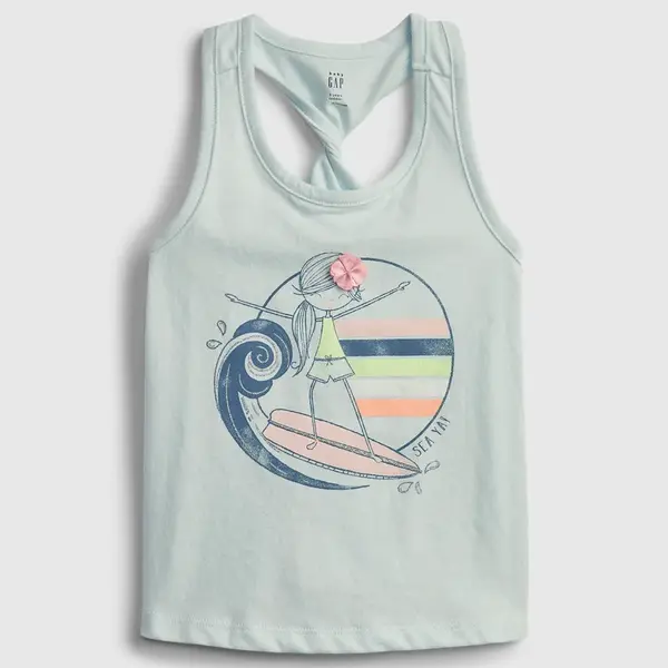 GAP Dětské tílko bea twist tank - Holky