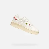 Cream Girls' Sneakers Geox Lestrella - Girls