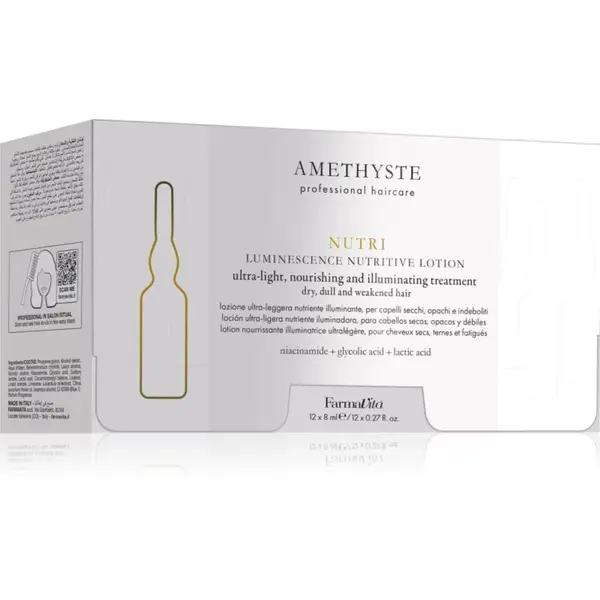 FarmaVita Amethyste Hydrate ampuly pre hydratáciu a lesk 12x8 ml