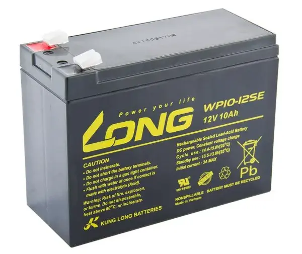 Long baterie 12v 10ah deepcycle agm f2