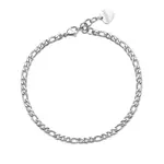 S'Agapõ Nadčasový ocelový řetízkový náramek na kotník Chunky SHK17