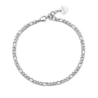 S'Agapõ Nadčasový ocelový řetízkový náramek na kotník Chunky SHK17