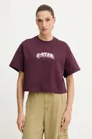 Bavlněné tričko G-Star Felt logo boxy