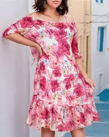 Resti Women's floral oversize midi dress