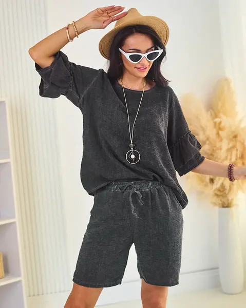 Resti Cotton and linen summer women's set