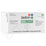 JADON oil caps CBD s konopným olejem 15mg CBD+B12 30 kapslí