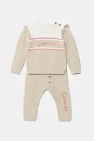 Dětská bavlněná souprava Guess béžová barva, A5YG13 Z3FK1