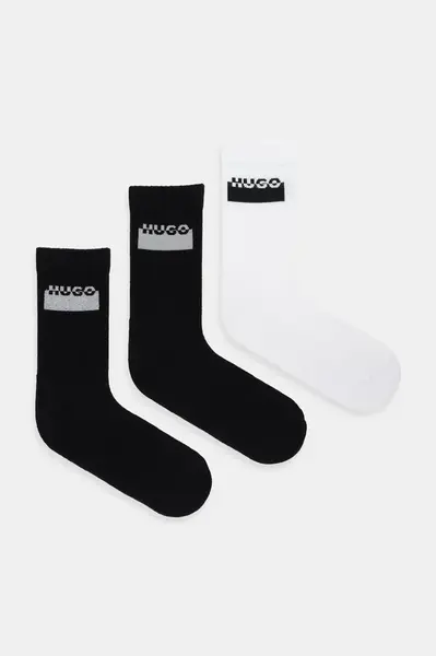 Ponožky HUGO 3P QS METAL LOGO CC 3-pack