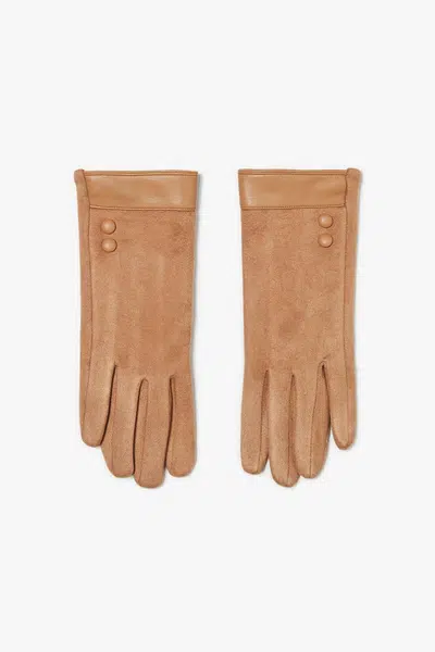 Marisse Gloves with an inlay of ecological leather