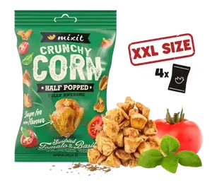 MIXIT Crunchy corn - Rajče & bazalka 175 g