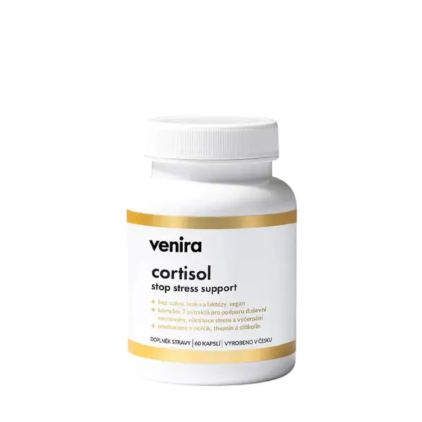 VENIRA Cortisol - stop stress support 60 kapslí