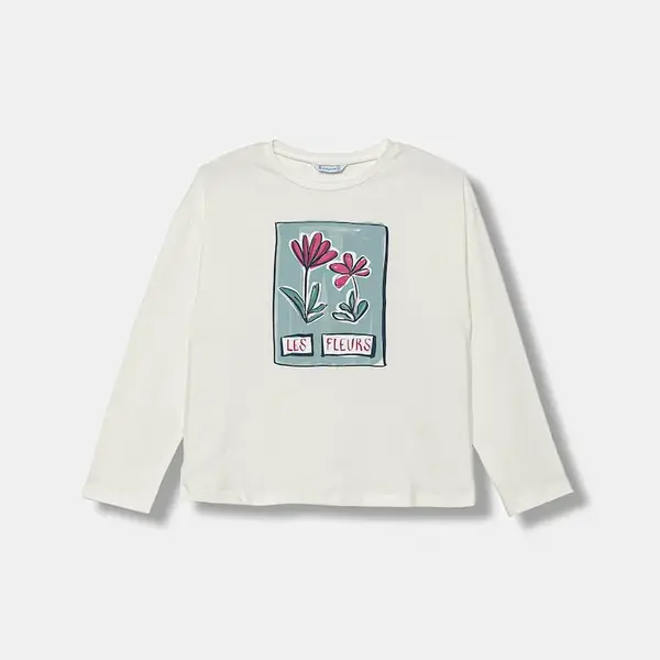 Bavlněné tričko s dlouhým rukávem Mayoral