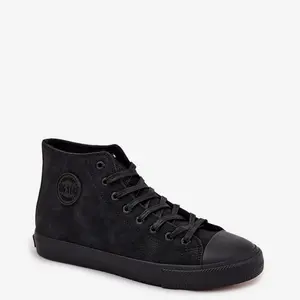 BIG STAR SHOES Pánské Zimní Tenisky Z Eko Kůže Big Star