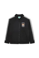 Dětská mikina Kenzo Kids černá barva, s potiskem, K61469
