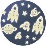 Fosforeskující samolepky na zeď - Vesmír