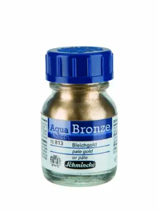 Zlaticí barva Schmincke Aqua 20ml – 813 pale gold